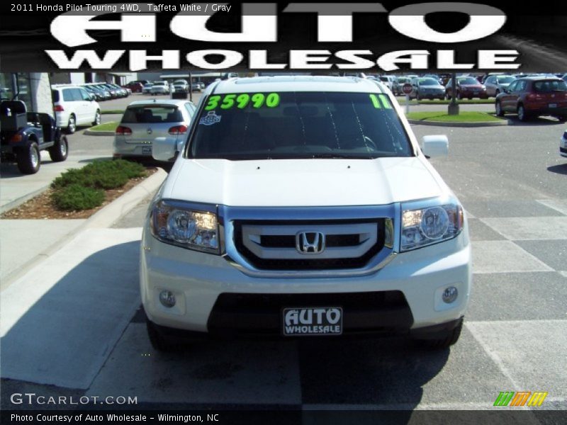 Taffeta White / Gray 2011 Honda Pilot Touring 4WD