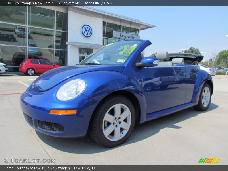 Laser Blue / Grey 2007 Volkswagen New Beetle 2.5 Convertible