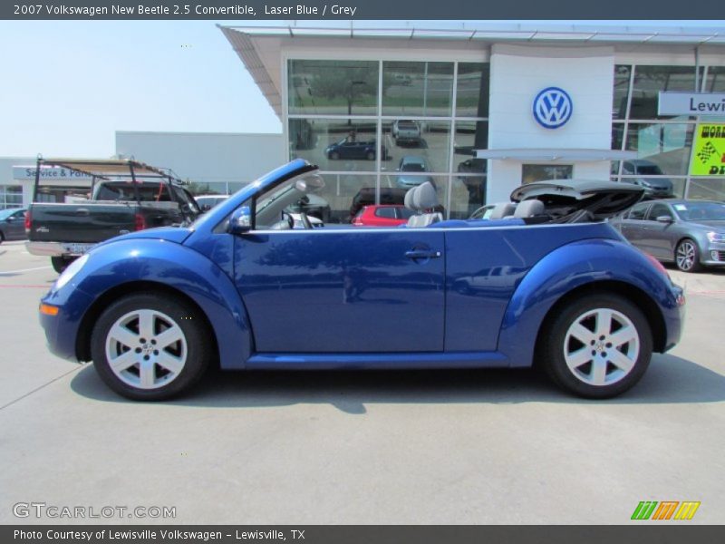 Laser Blue / Grey 2007 Volkswagen New Beetle 2.5 Convertible