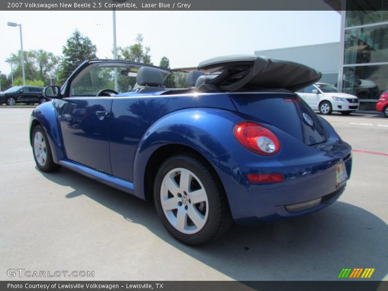 Laser Blue / Grey 2007 Volkswagen New Beetle 2.5 Convertible