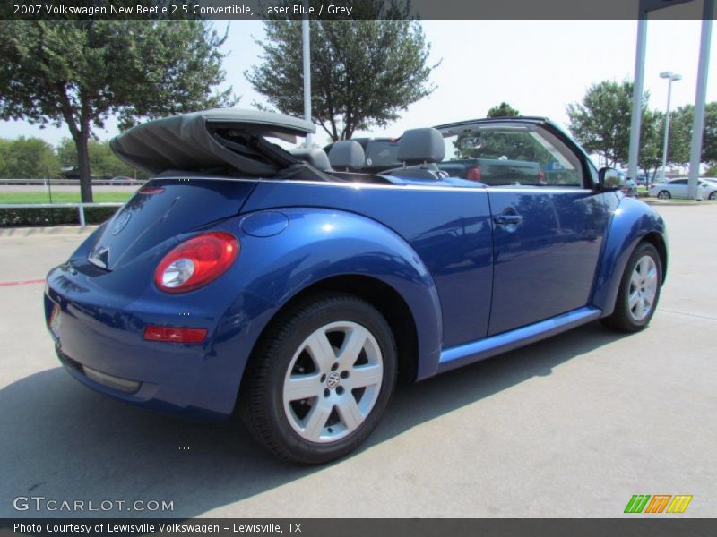 Laser Blue / Grey 2007 Volkswagen New Beetle 2.5 Convertible