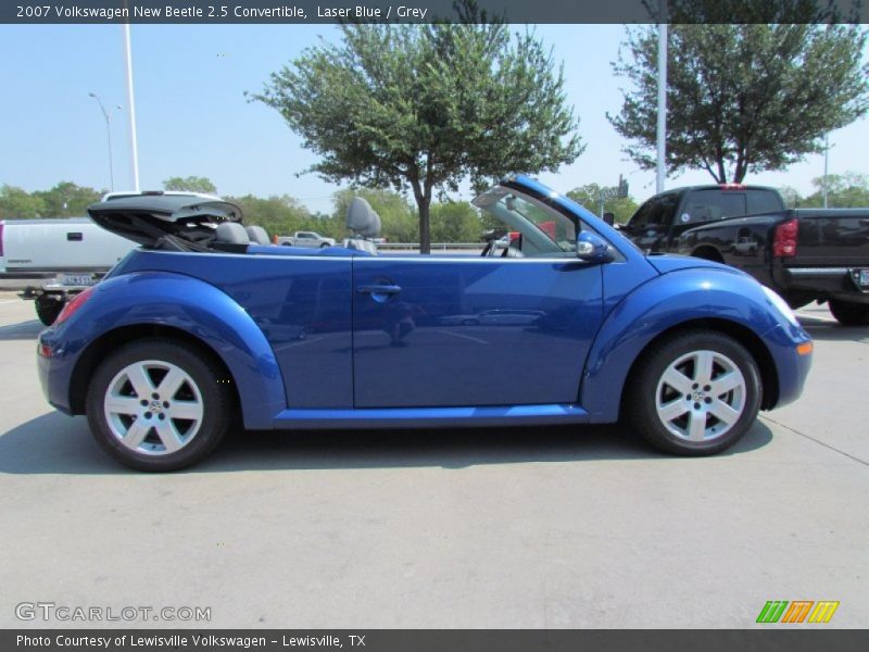 Laser Blue / Grey 2007 Volkswagen New Beetle 2.5 Convertible