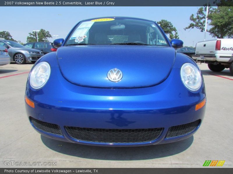 Laser Blue / Grey 2007 Volkswagen New Beetle 2.5 Convertible