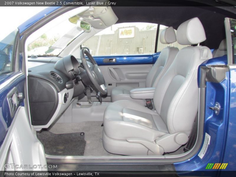 Laser Blue / Grey 2007 Volkswagen New Beetle 2.5 Convertible