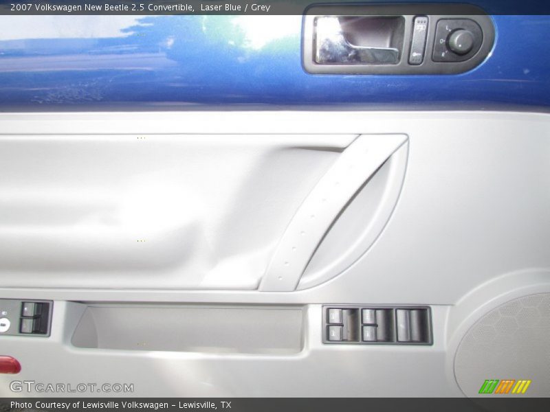 Laser Blue / Grey 2007 Volkswagen New Beetle 2.5 Convertible