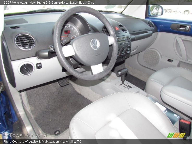 Laser Blue / Grey 2007 Volkswagen New Beetle 2.5 Convertible