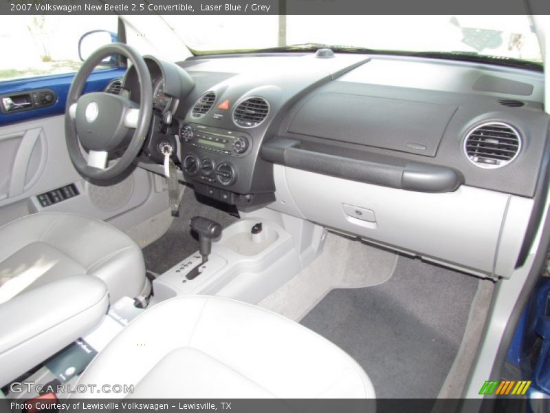 Laser Blue / Grey 2007 Volkswagen New Beetle 2.5 Convertible