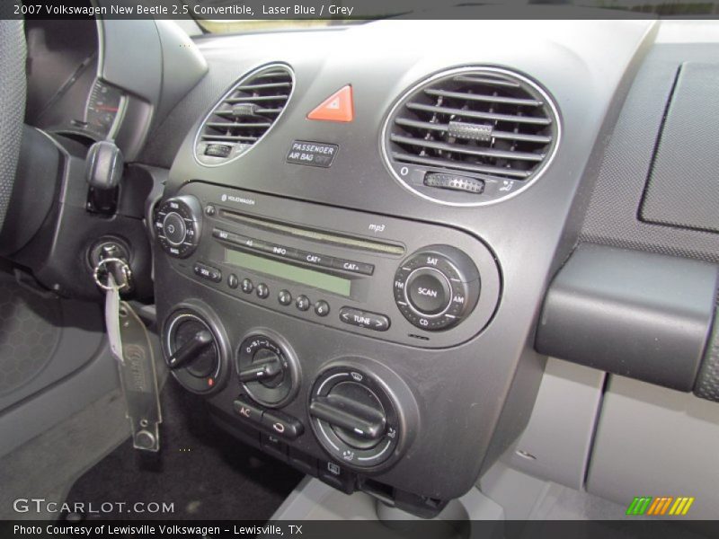 Laser Blue / Grey 2007 Volkswagen New Beetle 2.5 Convertible