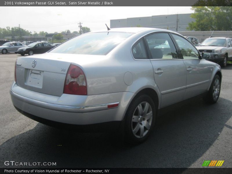 Satin Silver Metallic / Black 2001 Volkswagen Passat GLX Sedan