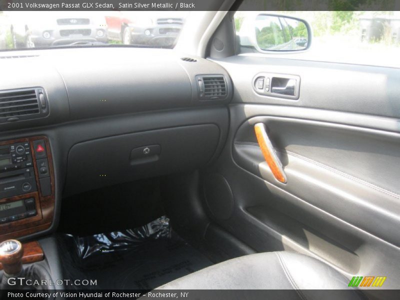 Satin Silver Metallic / Black 2001 Volkswagen Passat GLX Sedan