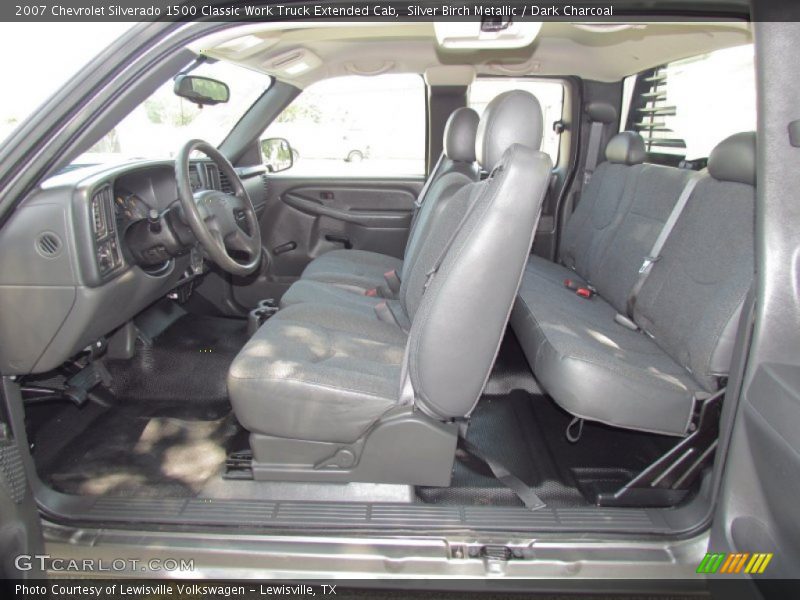 Silver Birch Metallic / Dark Charcoal 2007 Chevrolet Silverado 1500 Classic Work Truck Extended Cab