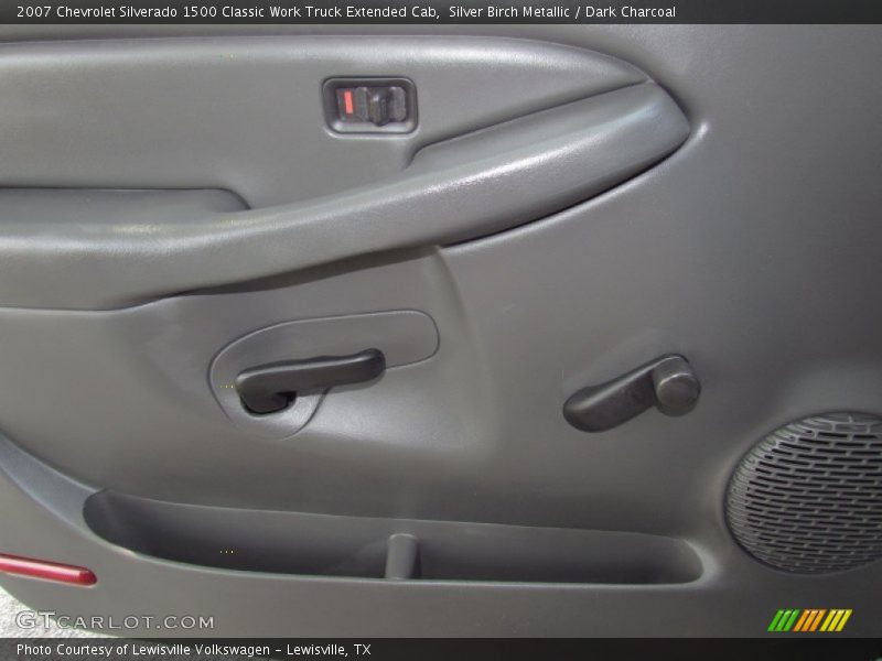 Silver Birch Metallic / Dark Charcoal 2007 Chevrolet Silverado 1500 Classic Work Truck Extended Cab