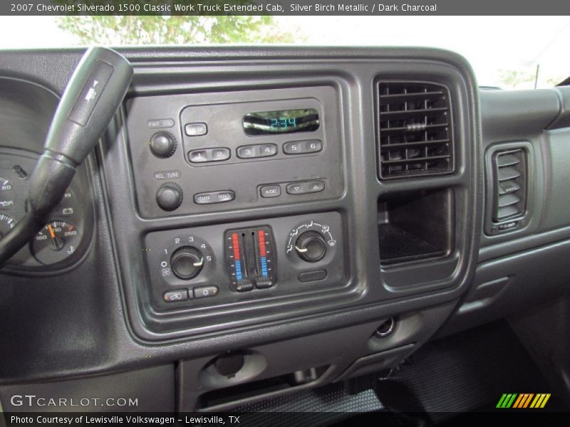 Silver Birch Metallic / Dark Charcoal 2007 Chevrolet Silverado 1500 Classic Work Truck Extended Cab