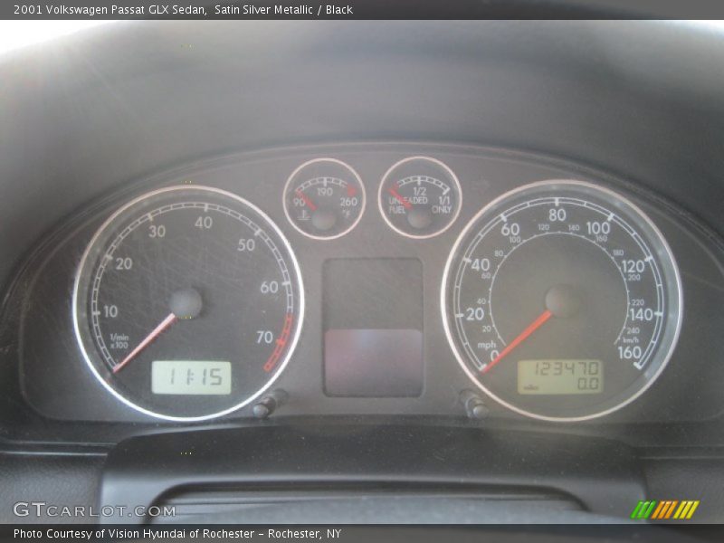  2001 Passat GLX Sedan GLX Sedan Gauges