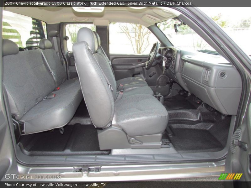 Silver Birch Metallic / Dark Charcoal 2007 Chevrolet Silverado 1500 Classic Work Truck Extended Cab