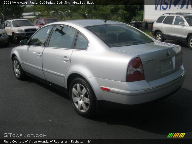 Satin Silver Metallic / Black 2001 Volkswagen Passat GLX Sedan