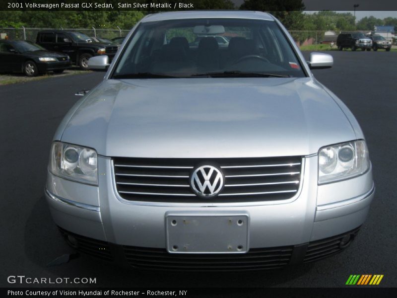 Satin Silver Metallic / Black 2001 Volkswagen Passat GLX Sedan