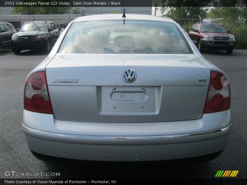 Satin Silver Metallic / Black 2001 Volkswagen Passat GLX Sedan