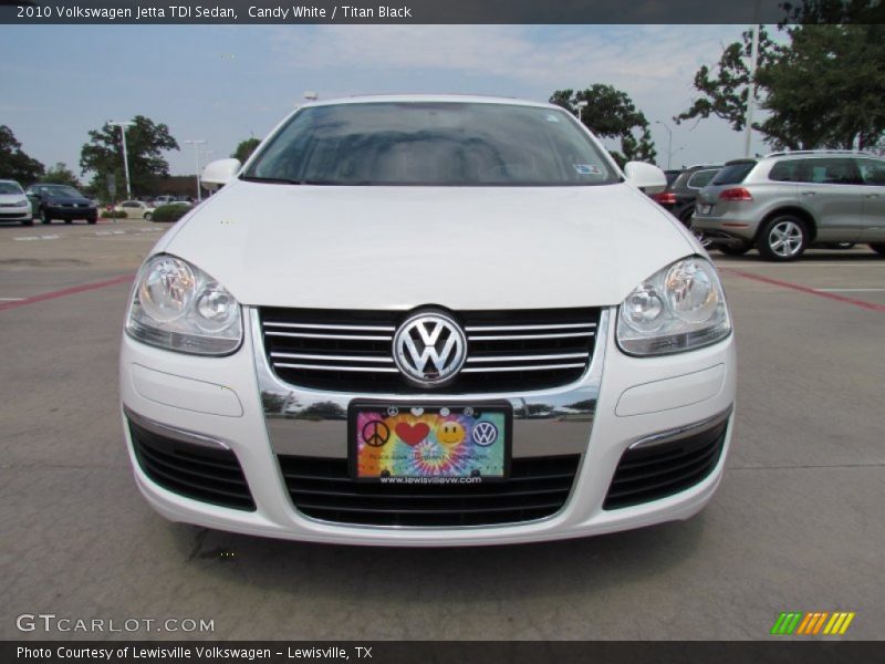 Candy White / Titan Black 2010 Volkswagen Jetta TDI Sedan