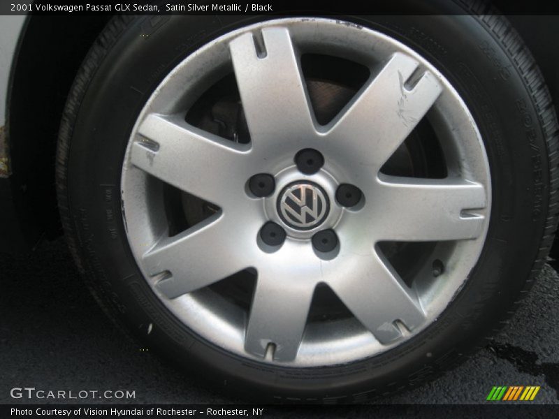 Satin Silver Metallic / Black 2001 Volkswagen Passat GLX Sedan