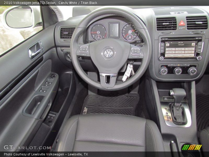 Candy White / Titan Black 2010 Volkswagen Jetta TDI Sedan
