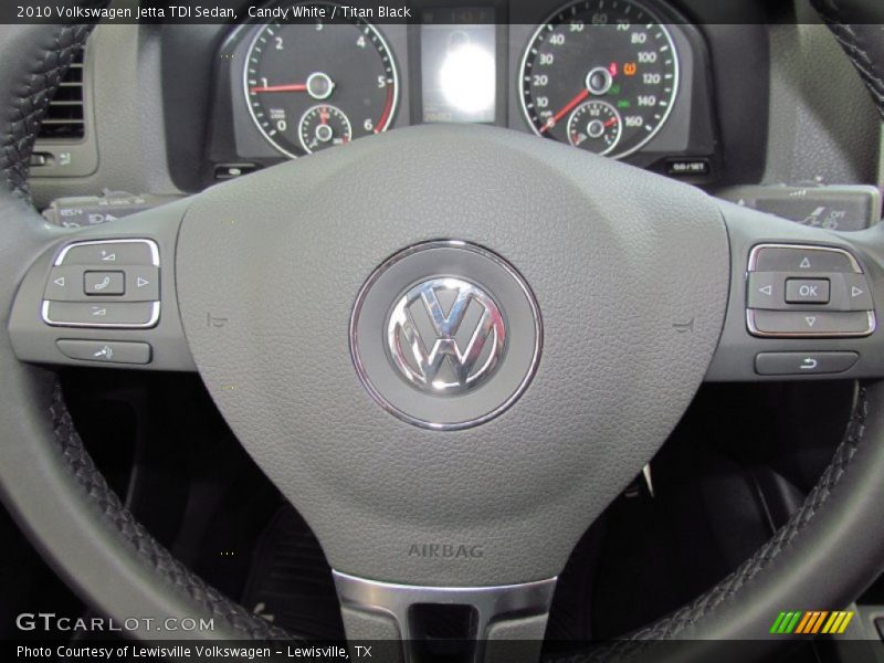 Candy White / Titan Black 2010 Volkswagen Jetta TDI Sedan