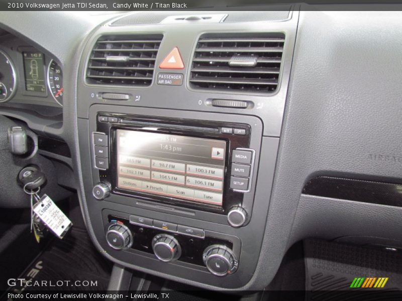Candy White / Titan Black 2010 Volkswagen Jetta TDI Sedan