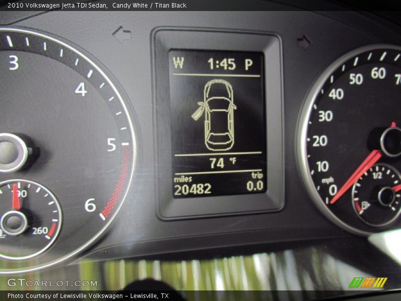 Candy White / Titan Black 2010 Volkswagen Jetta TDI Sedan