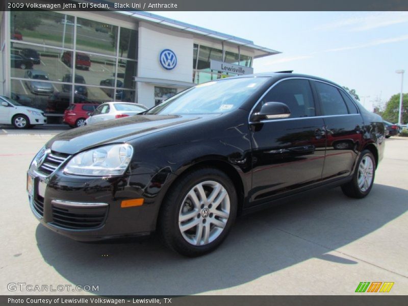 Black Uni / Anthracite 2009 Volkswagen Jetta TDI Sedan