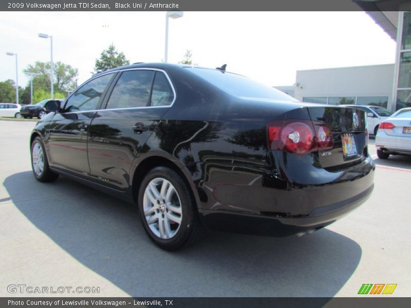 Black Uni / Anthracite 2009 Volkswagen Jetta TDI Sedan