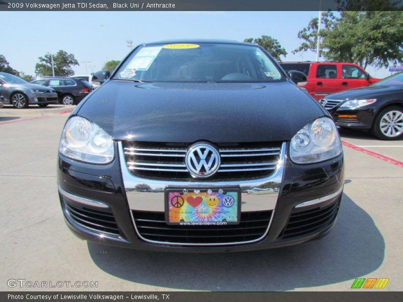 Black Uni / Anthracite 2009 Volkswagen Jetta TDI Sedan