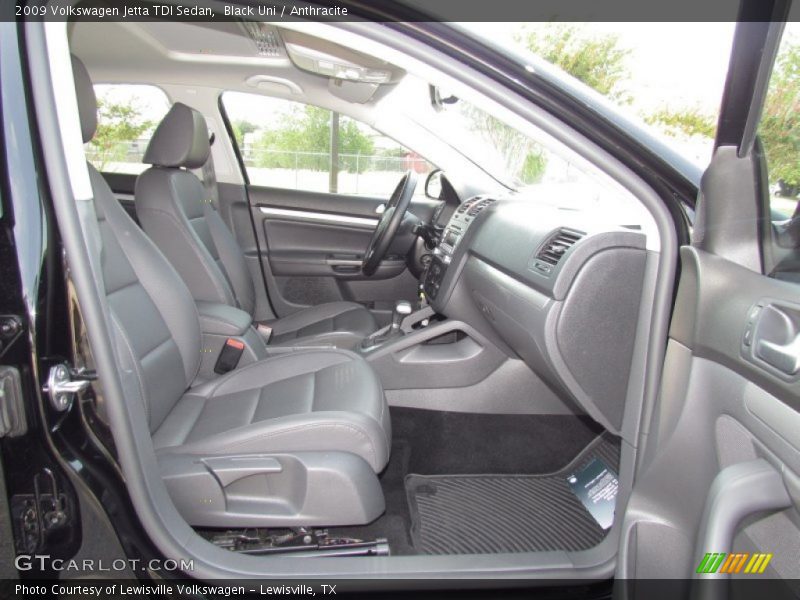 Black Uni / Anthracite 2009 Volkswagen Jetta TDI Sedan