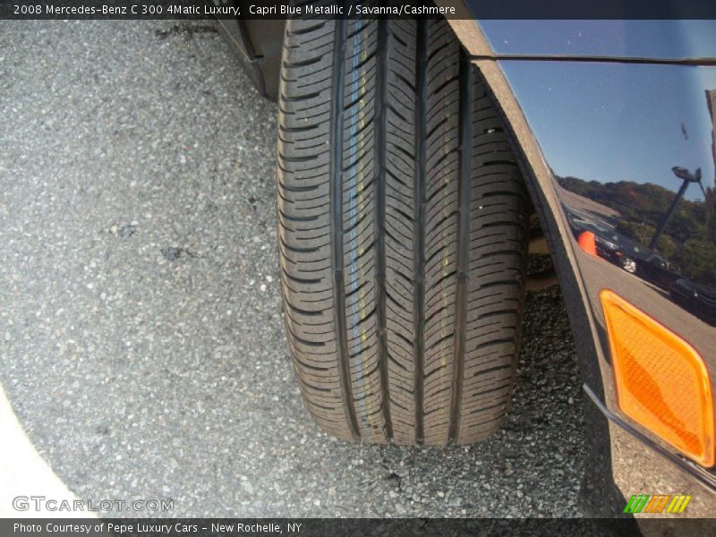 Capri Blue Metallic / Savanna/Cashmere 2008 Mercedes-Benz C 300 4Matic Luxury