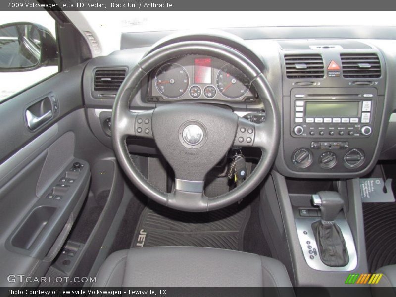 Black Uni / Anthracite 2009 Volkswagen Jetta TDI Sedan