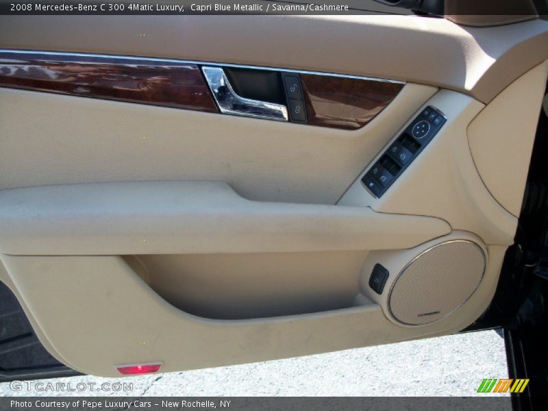 Capri Blue Metallic / Savanna/Cashmere 2008 Mercedes-Benz C 300 4Matic Luxury