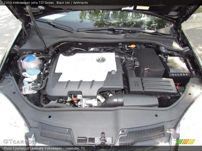 Black Uni / Anthracite 2009 Volkswagen Jetta TDI Sedan