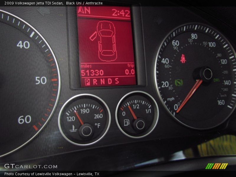 Black Uni / Anthracite 2009 Volkswagen Jetta TDI Sedan