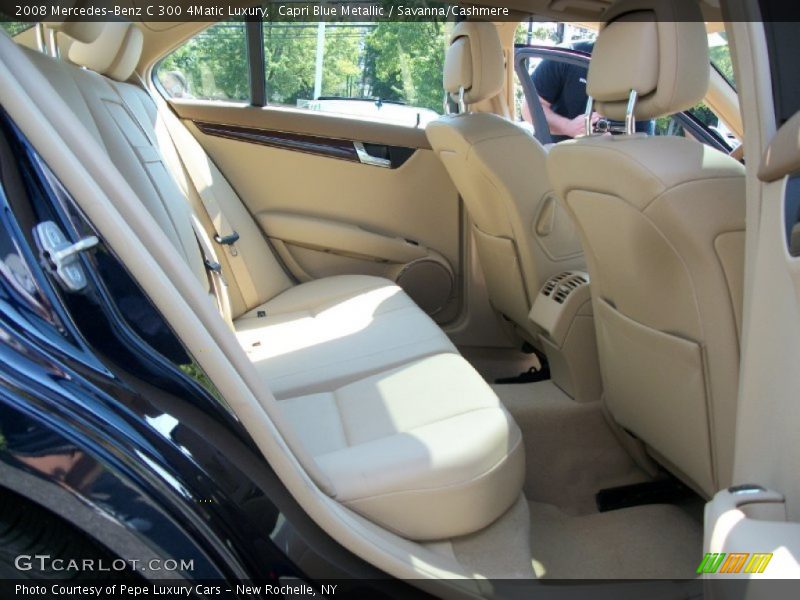 Capri Blue Metallic / Savanna/Cashmere 2008 Mercedes-Benz C 300 4Matic Luxury