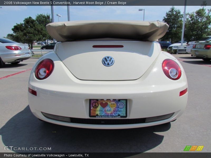 Harvest Moon Beige / Cream Beige 2008 Volkswagen New Beetle S Convertible