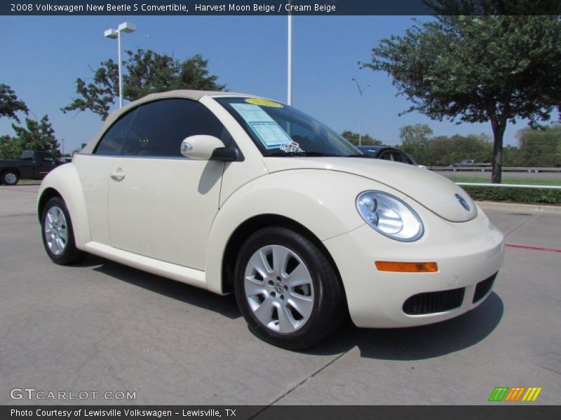 Front 3/4 View of 2008 New Beetle S Convertible