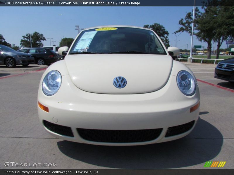 Harvest Moon Beige / Cream Beige 2008 Volkswagen New Beetle S Convertible