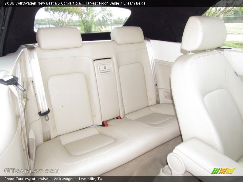  2008 New Beetle S Convertible Cream Beige Interior