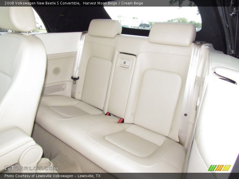  2008 New Beetle S Convertible Cream Beige Interior