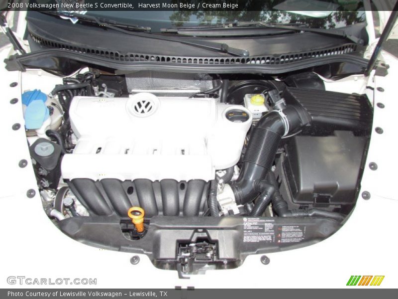  2008 New Beetle S Convertible Engine - 2.5L DOHC 20V 5 Cylinder