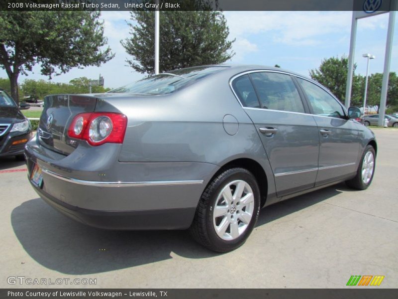 United Gray / Black 2008 Volkswagen Passat Turbo Sedan