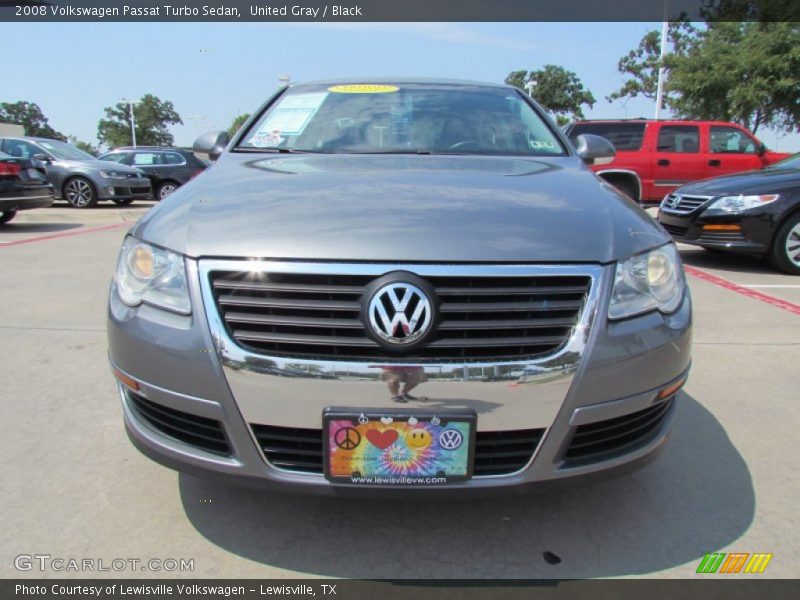 United Gray / Black 2008 Volkswagen Passat Turbo Sedan