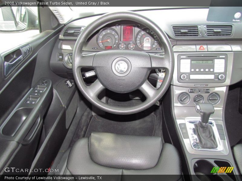 United Gray / Black 2008 Volkswagen Passat Turbo Sedan