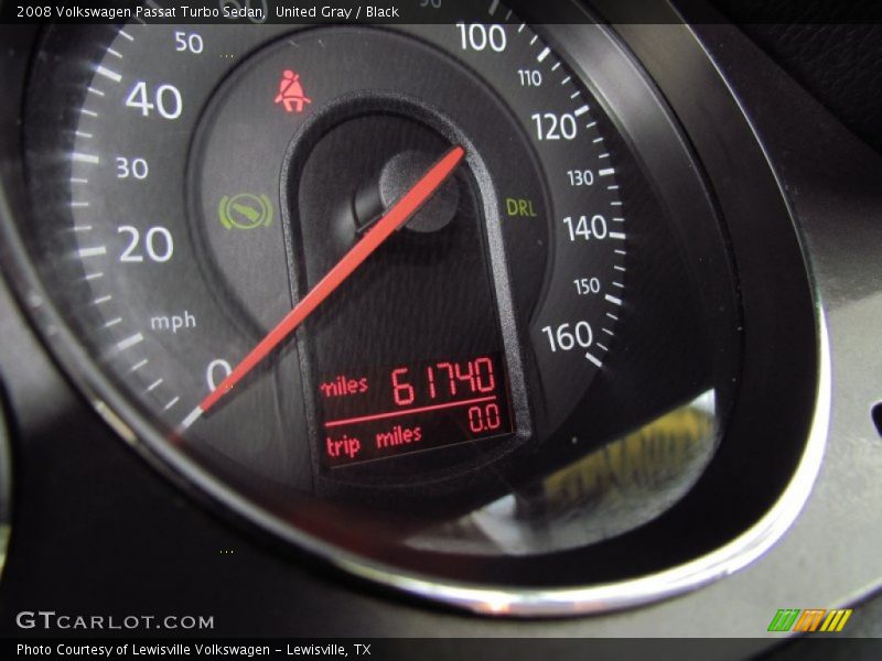 United Gray / Black 2008 Volkswagen Passat Turbo Sedan