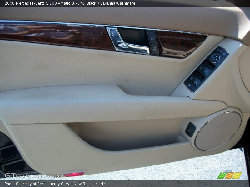 Black / Savanna/Cashmere 2008 Mercedes-Benz C 300 4Matic Luxury