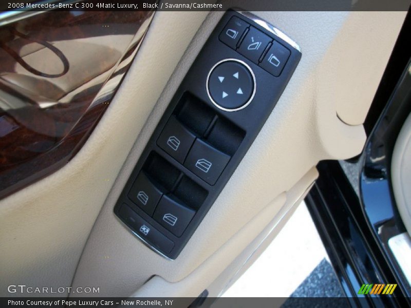 Black / Savanna/Cashmere 2008 Mercedes-Benz C 300 4Matic Luxury